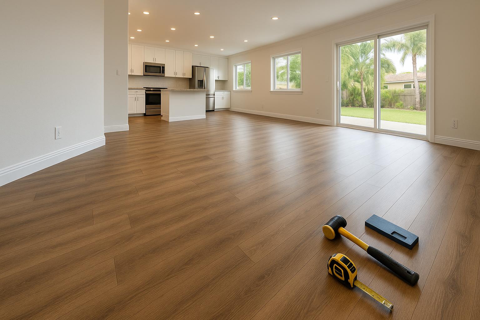 Flooring Installation service by Latitude General Contractors